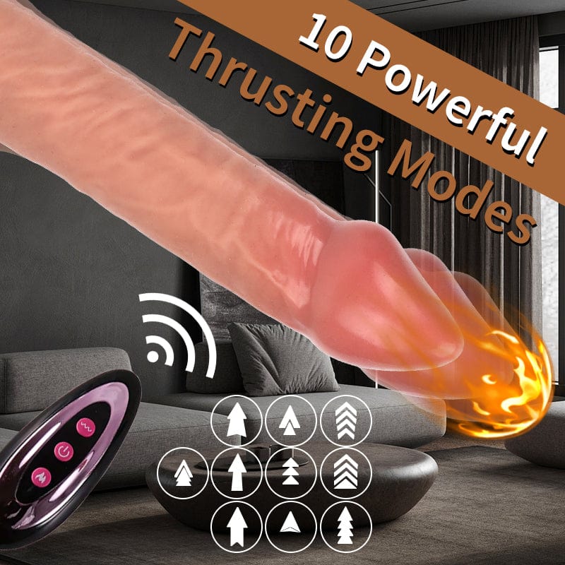 6.89 in Perfect Simulation Dick Powerful Thrusting Vibrating Penis Dildo