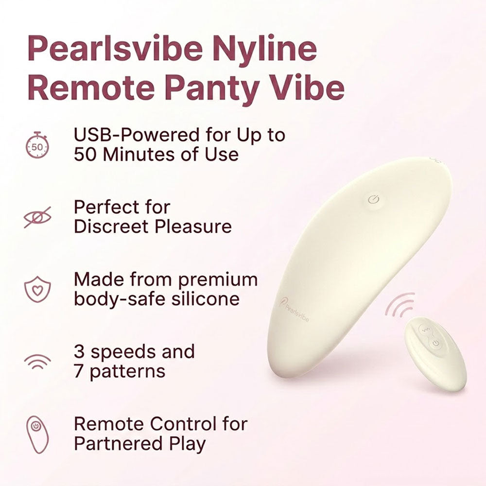 Pearlsvibe Nyline Remote Wearable Panty Massager for Women