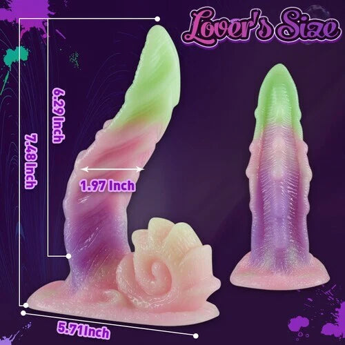 Huge Tentacle Dildo for Beginners Realistic Silicone Dildo 7.48 Inch – product view 5