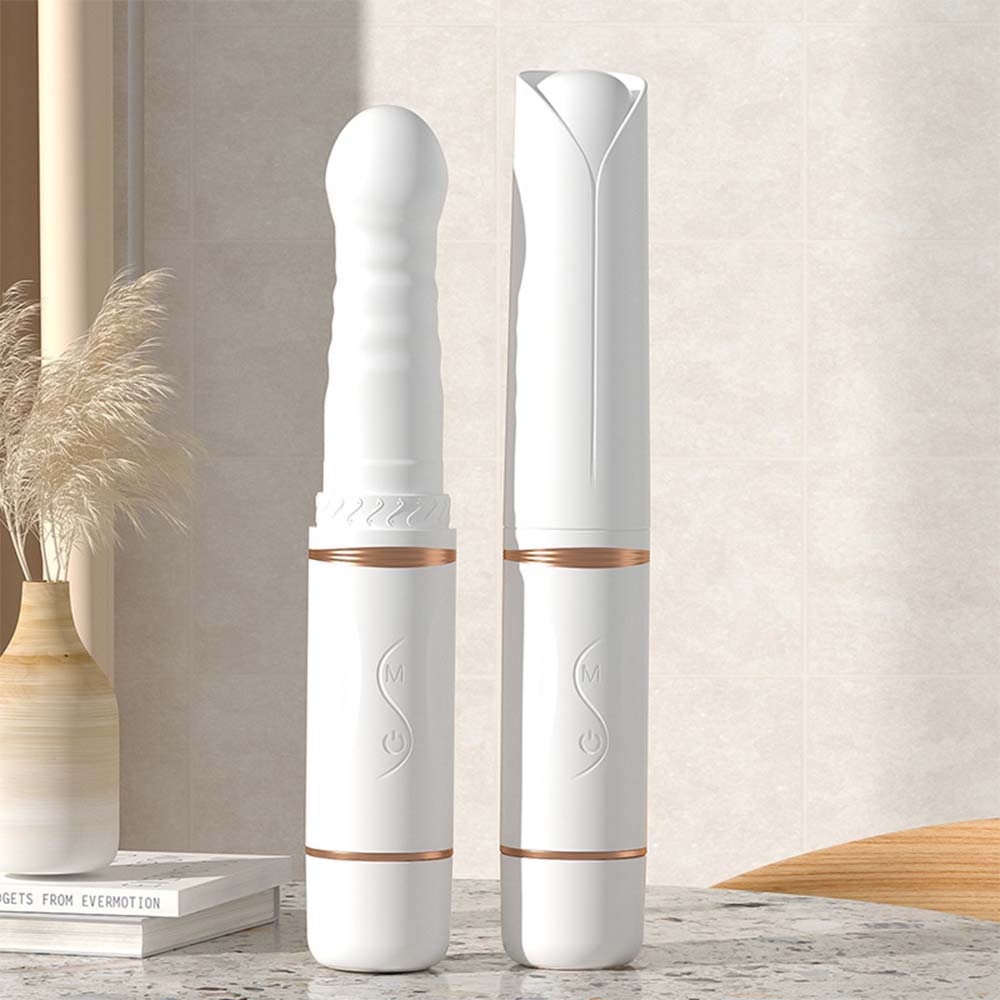 3-Frequency Automatic Telescopic Vibration Smart Heated Dildo – product view 9