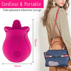 Tongue Licking Rose Toy Clit Sucking Massage Rose for Women – product view 5