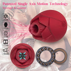 Rose Suction Vibrator Multiple Pleasure Vibrating Suction Egg Vibrator – product view 3