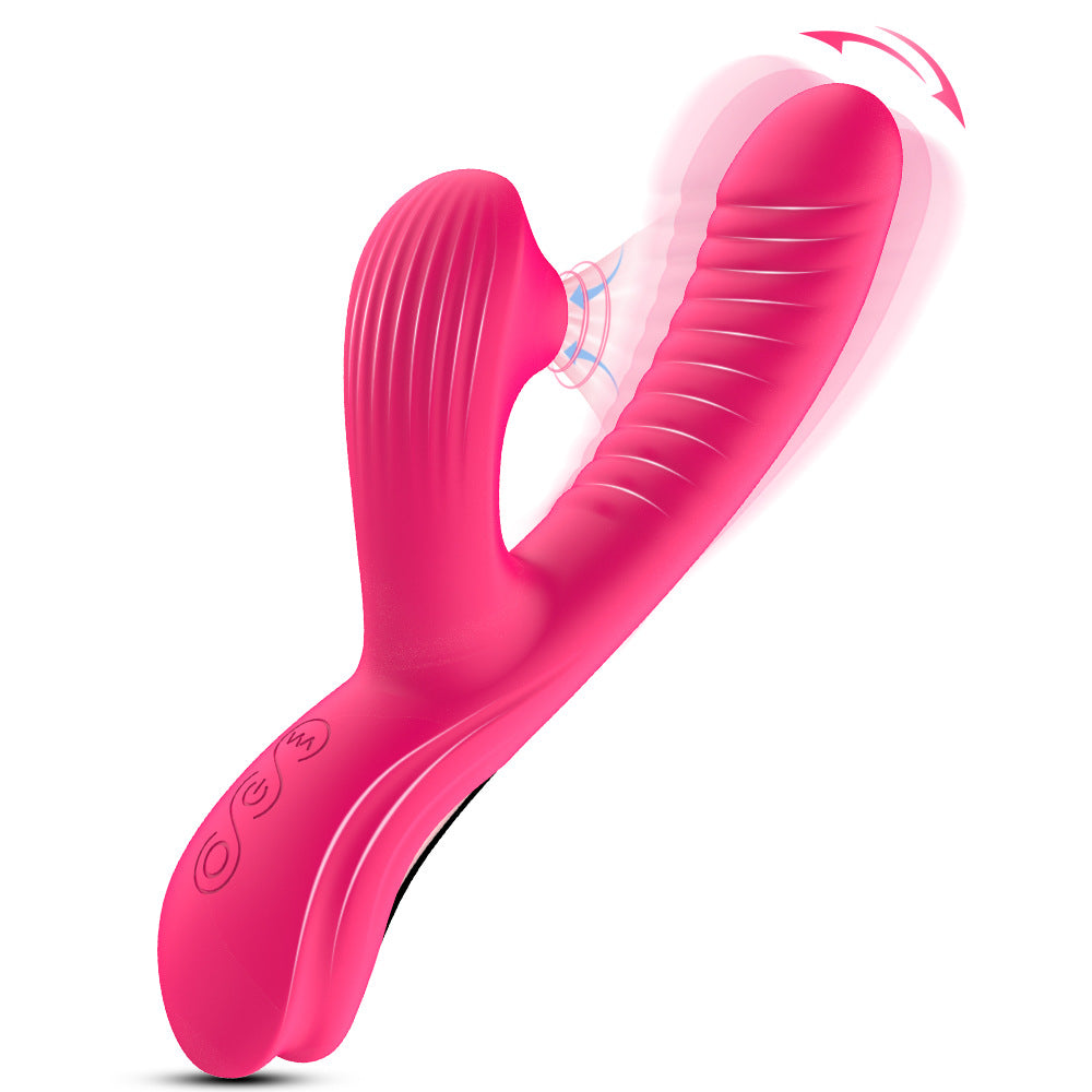 Duolure rabbit massager in pink