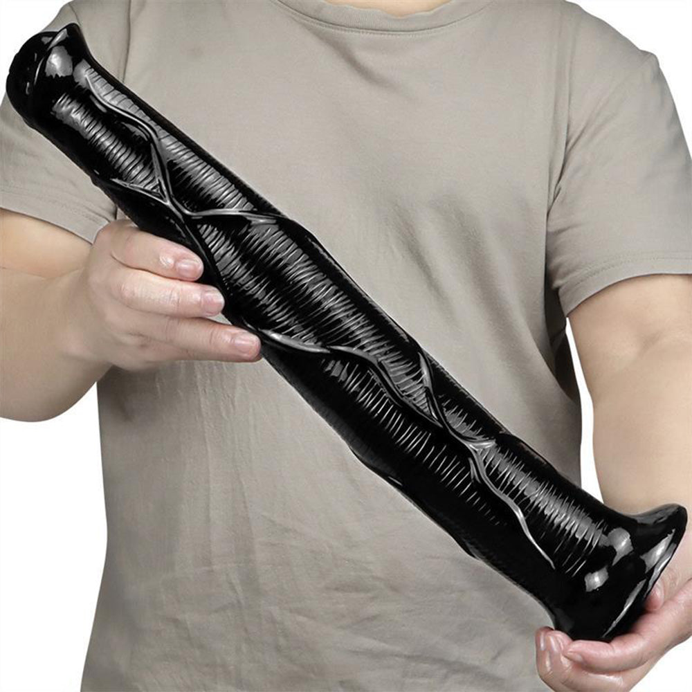 17 Inch Oversized Black Animal Horse PVC Dildo – product view 9