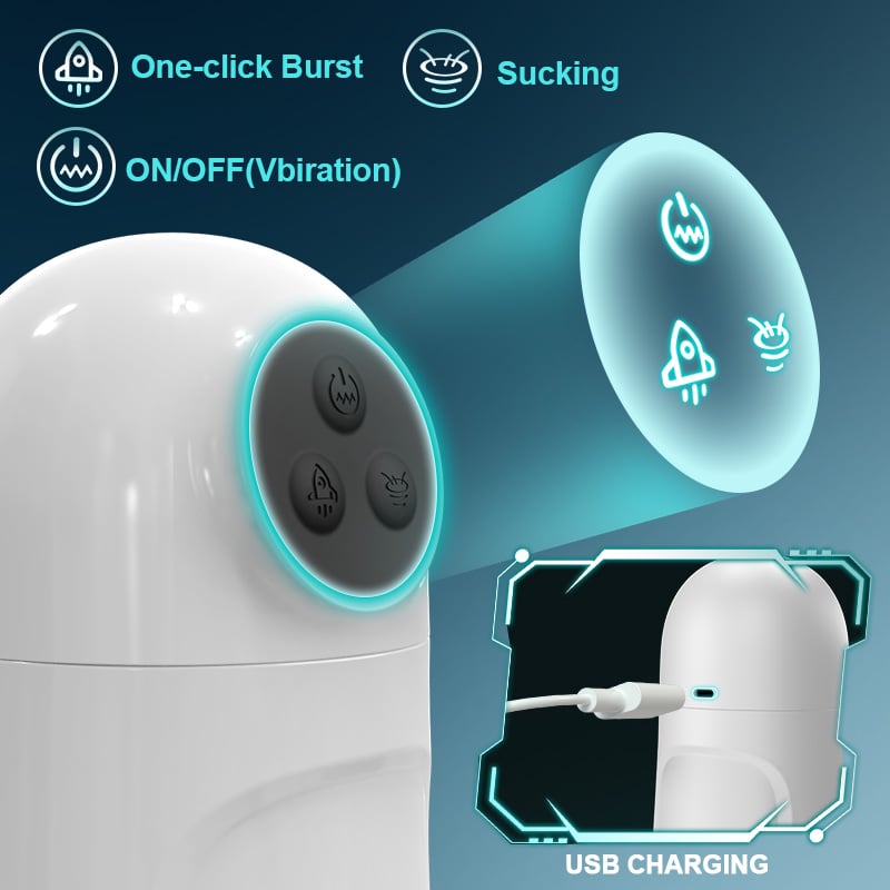 Shakti Suction Male Massager with 10 Suction & Vibration