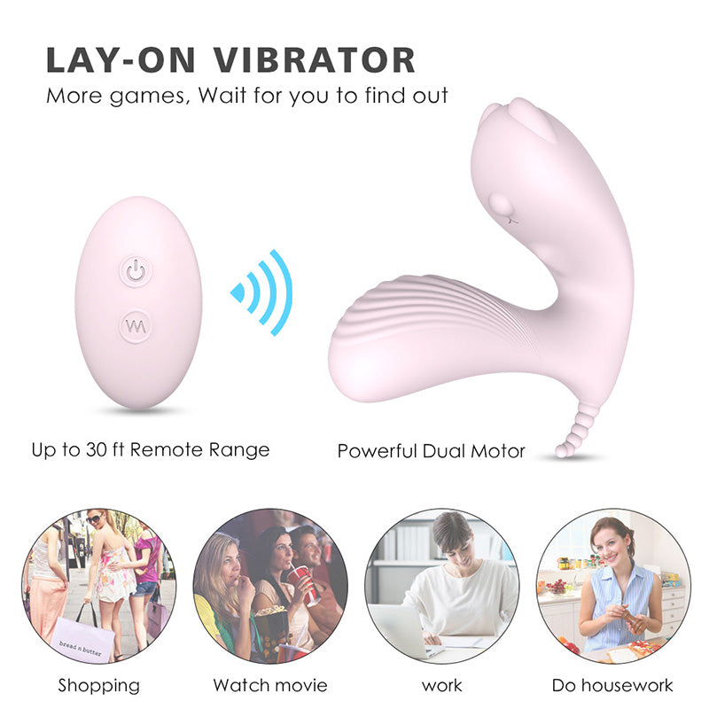 G-Spot Clitoris Wearable Silicone Wireless Remote Control Vibrator – product view 9