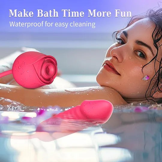 Couples Hot Night Set - External Suction Vibe Ring