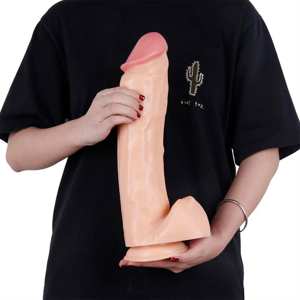 14.5 Inch Giant Realistic PVC Suction Cup Moby Dildo – product view 4