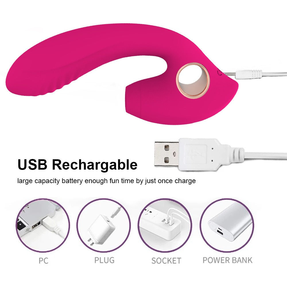 Pulsilia Dual Stimulation Vibe with Clit Suction