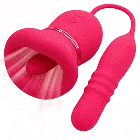 Kissel 5-in-1 Tongue-Style & Internal Motion Massager