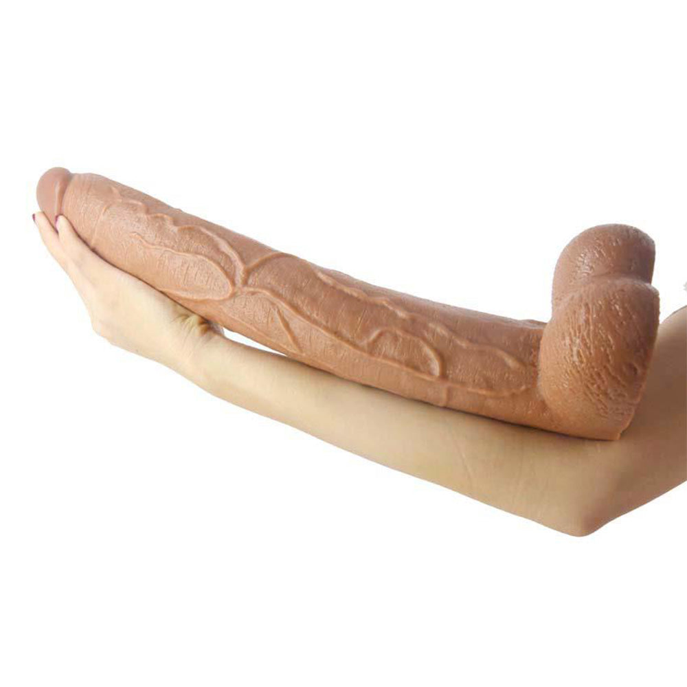 15.5 Inch Extra-Long Realistic Penis Shape Dildo – product view 3