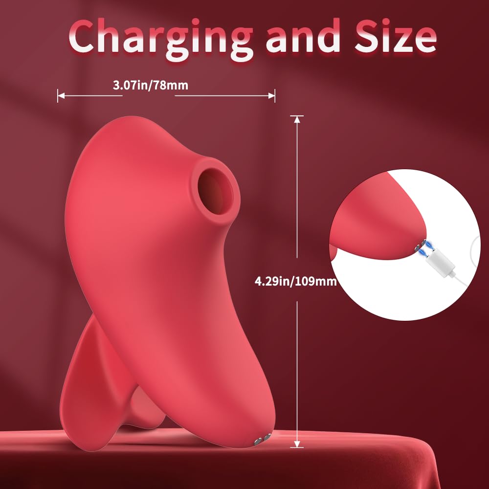Fingeria Mini Air-Pulse Suction Massager with Easy-Grip