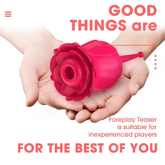 Rose Vibrater | Rose Suction Vibrator Female Masturbator – product view 3
