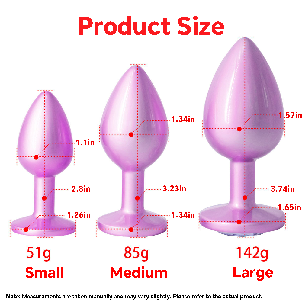 Arcadia 3 Pcs Pink Jeweled Rear Trainer Kit Butt Plug