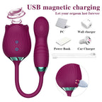 Rose Vibrator Clitoris Stimulator