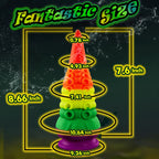 Colorful Tentacle Dildo With Suction Cup Huge Anal Plug 8.66 Inch – product view 6