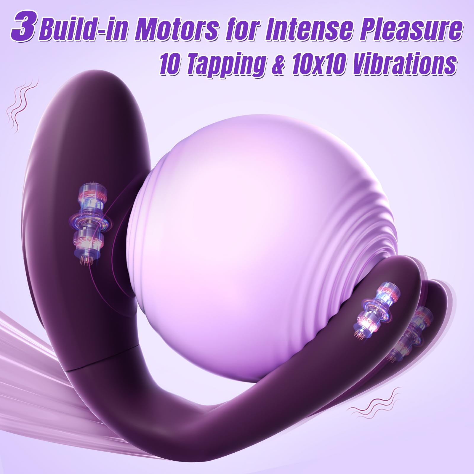 Tapmo Couples Massager with 10 Tapping and 10 Vibration