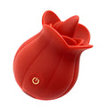 MLEM Rose Tongue Massager in red