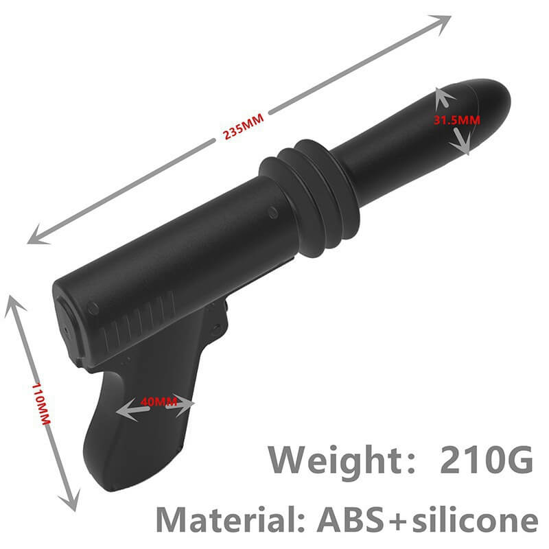4 Modes 2-in-1 Thrusting Dildo & Anal Dildo Vibrator – product view 9