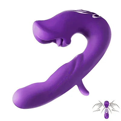 PulseWave rabbit massager in purple