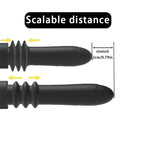 4 Modes 2-in-1 Thrusting Dildo & Anal Dildo Vibrator – product view 10