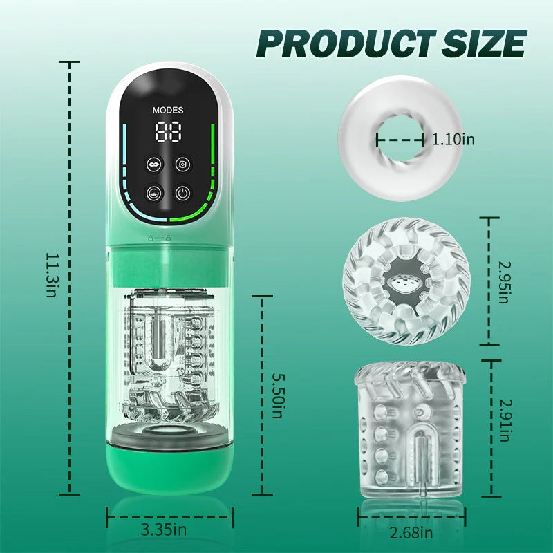 Heaven - 4-in-1 Automatic Men’s Pump Male Massager