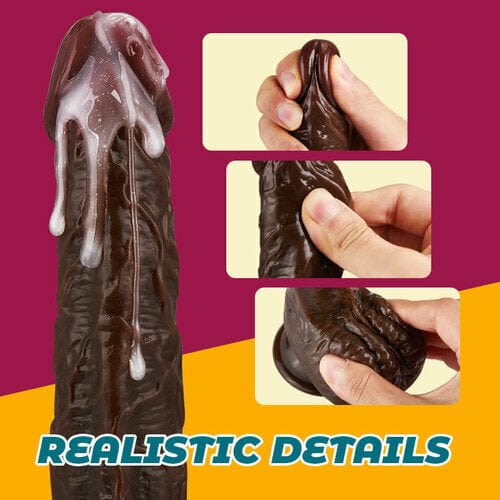 6.69 in 8 Thrusting Vibrating Simulation Penis Wireless Vibration Dildo