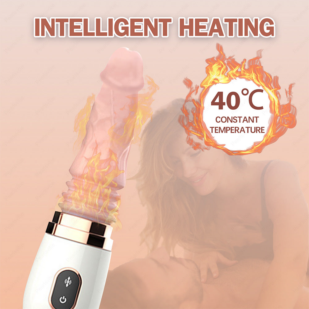 Remote Control Automatic 7-Frequency Telescopic Vibration Intelligent Heating Dildo – product view 10