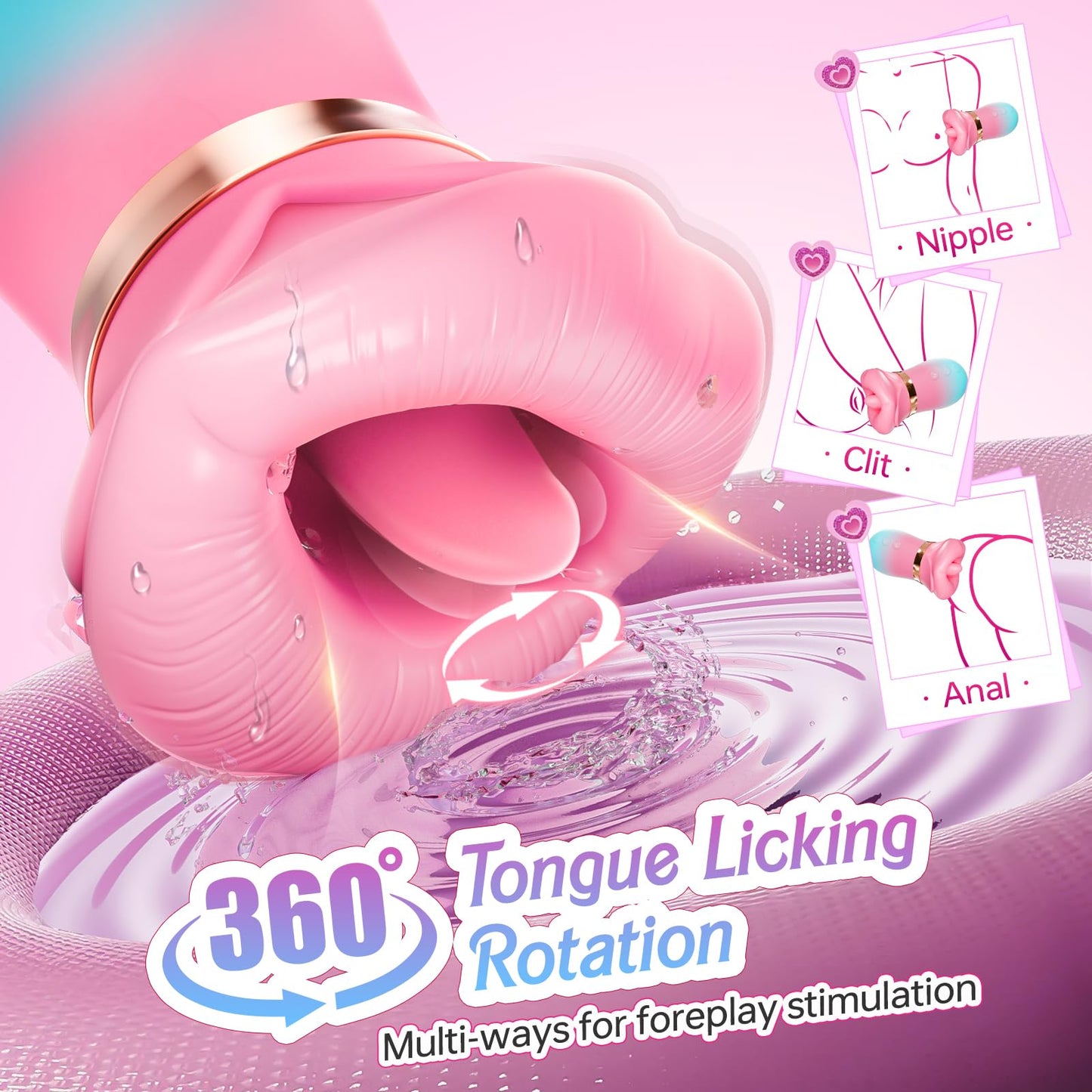 KissMaster - App-Controlled Tongue & Suction Massager