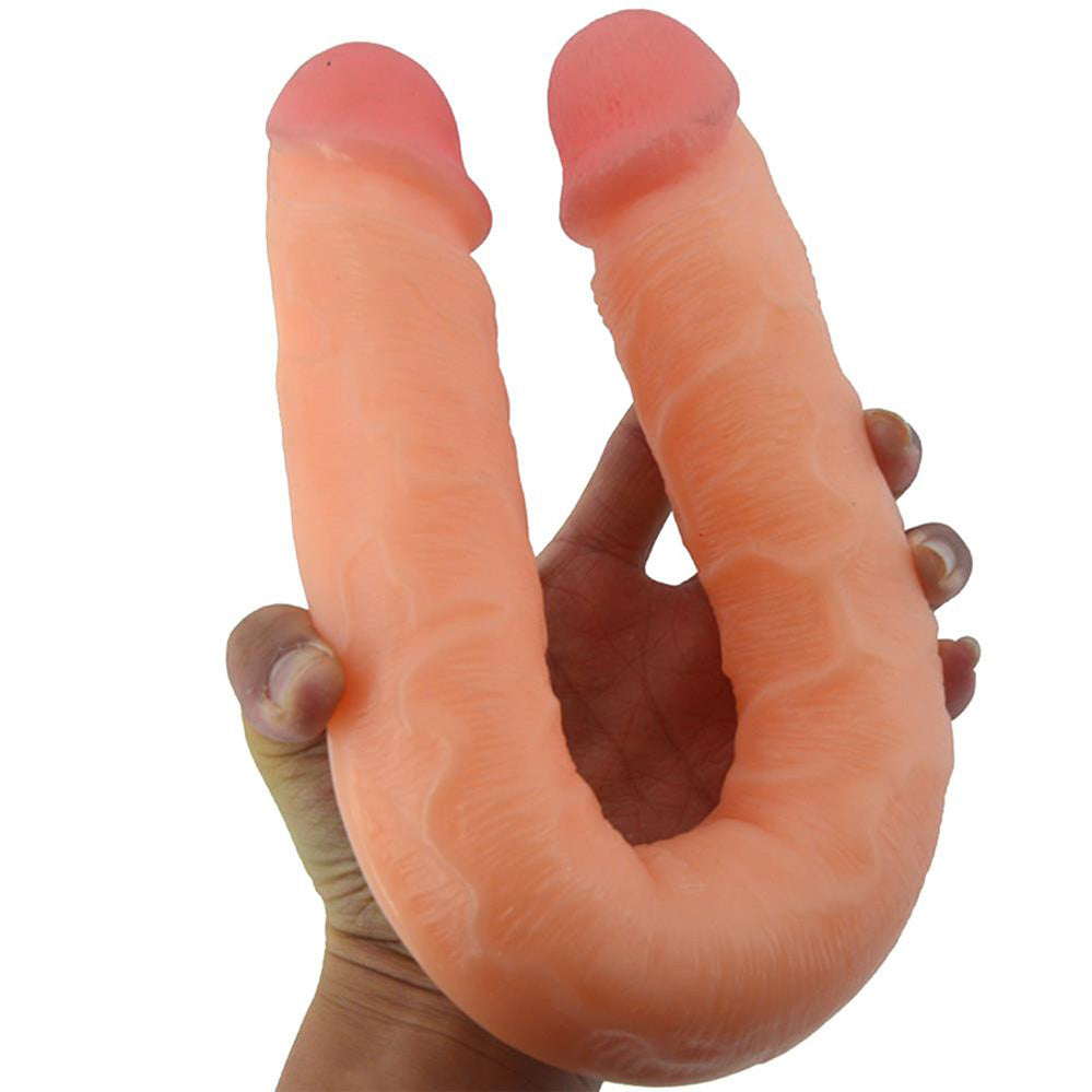 Double-Headed Artificial Anal Plug Masturbator Dildo – product view 11