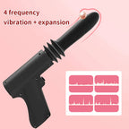 4 Modes 2-in-1 Thrusting Dildo & Anal Dildo Vibrator – product view 4
