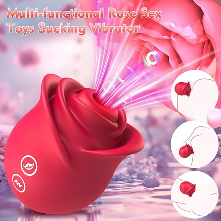 PetalWhisper Rose Suction Massager with Soft Petals 10