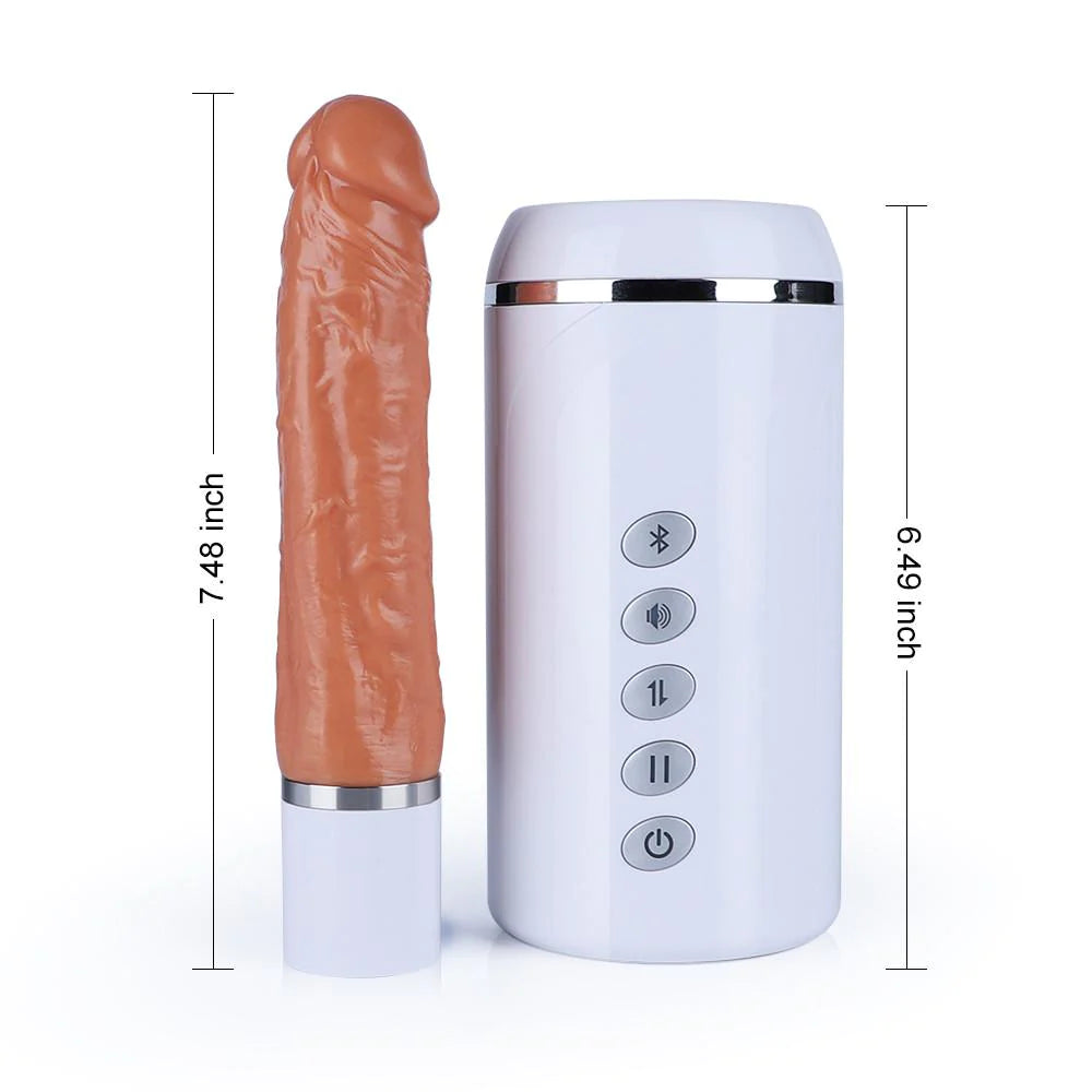 11.4-Inch 6-Frequency 3-Speed Telescoping Voice Dildo – product view 4