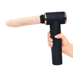 7-Frequency Telescopic Vibration Heated Female Masturbation Pistol Dildo – product view 2