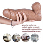 10 Inch Fat Realistic PVC Suction Cup Dildo – product view 4