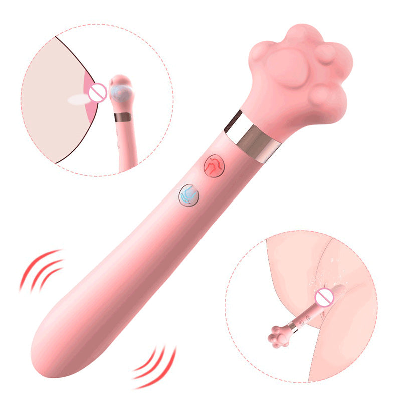 Smart Heated Vibrating Cat Paw Vibrator – product view 3