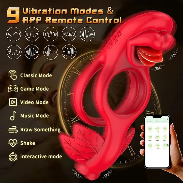 Passion Upgrade Box - Suction Rose Massager & Tongue
