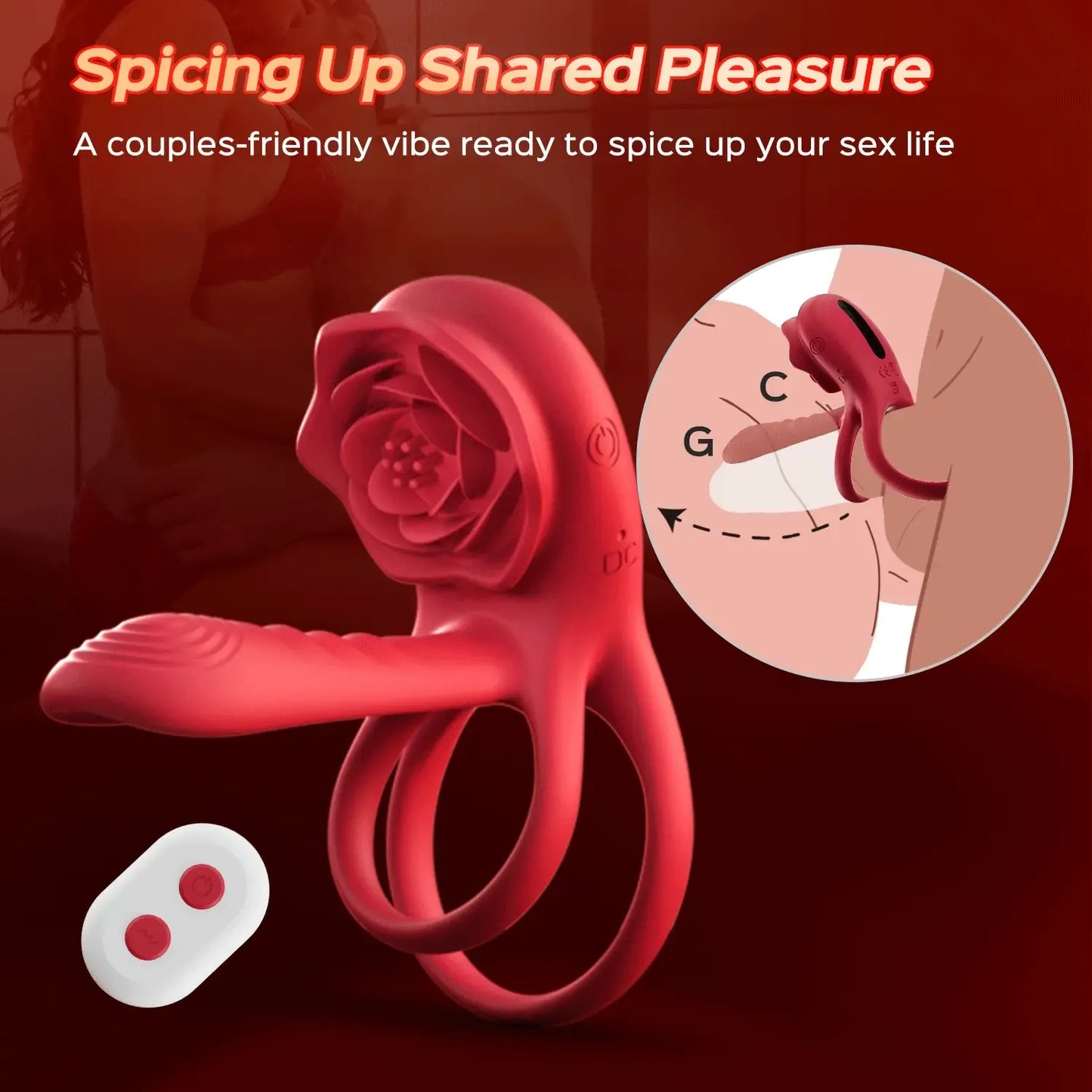 More Rumble Set - Mini Wand & External Couples Ring