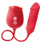 Rose Mary dual stimulation rose toy in red