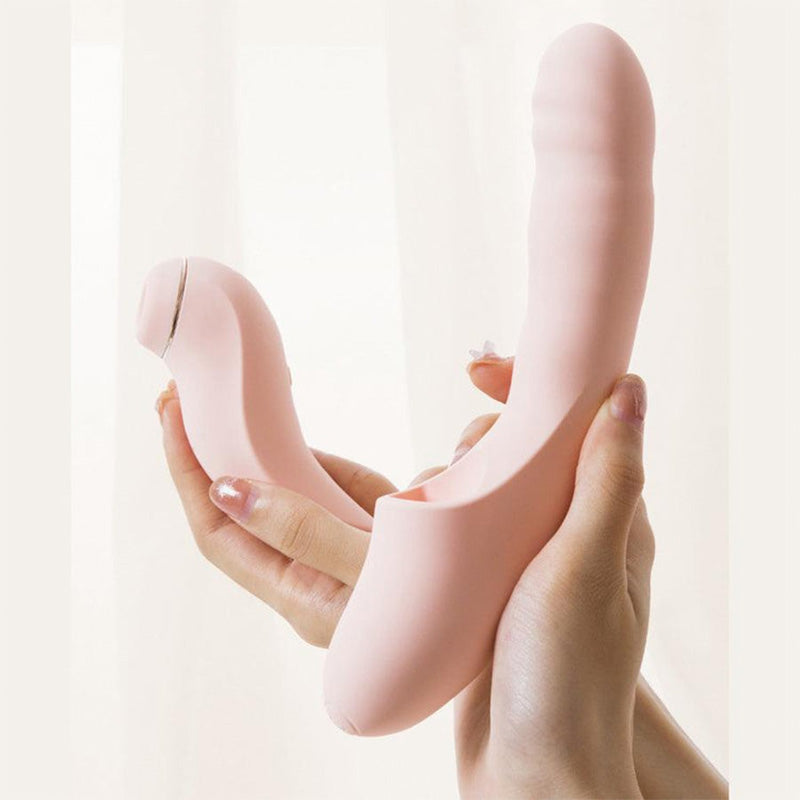 10 Vibrations 7 Sucking 5 Telescopic Intelligent Heating G-Spot Vibrator – product view 7