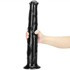17 Inch Oversized Black Animal Horse PVC Dildo – product view 14