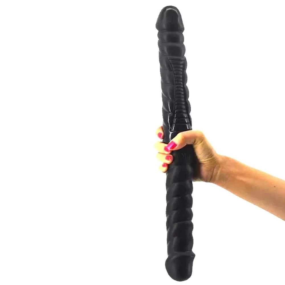 Double-Ended Extended Silicone Dildo – product view 2