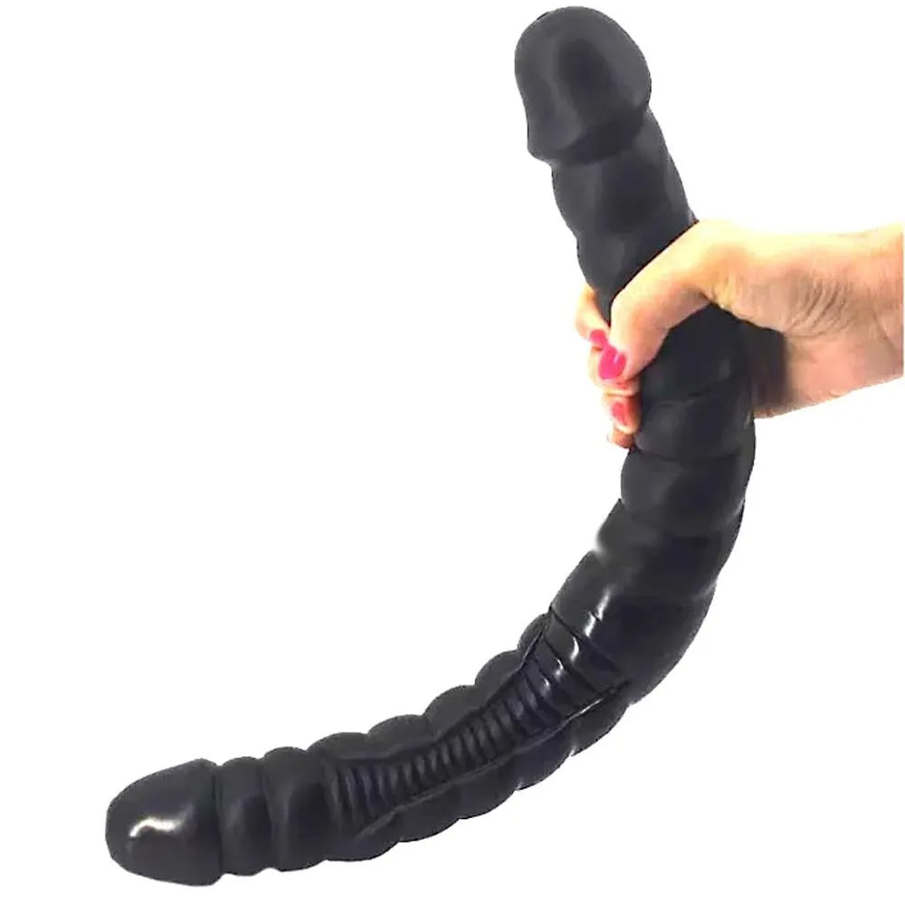 Double-Ended Extended Silicone Dildo – product view 3