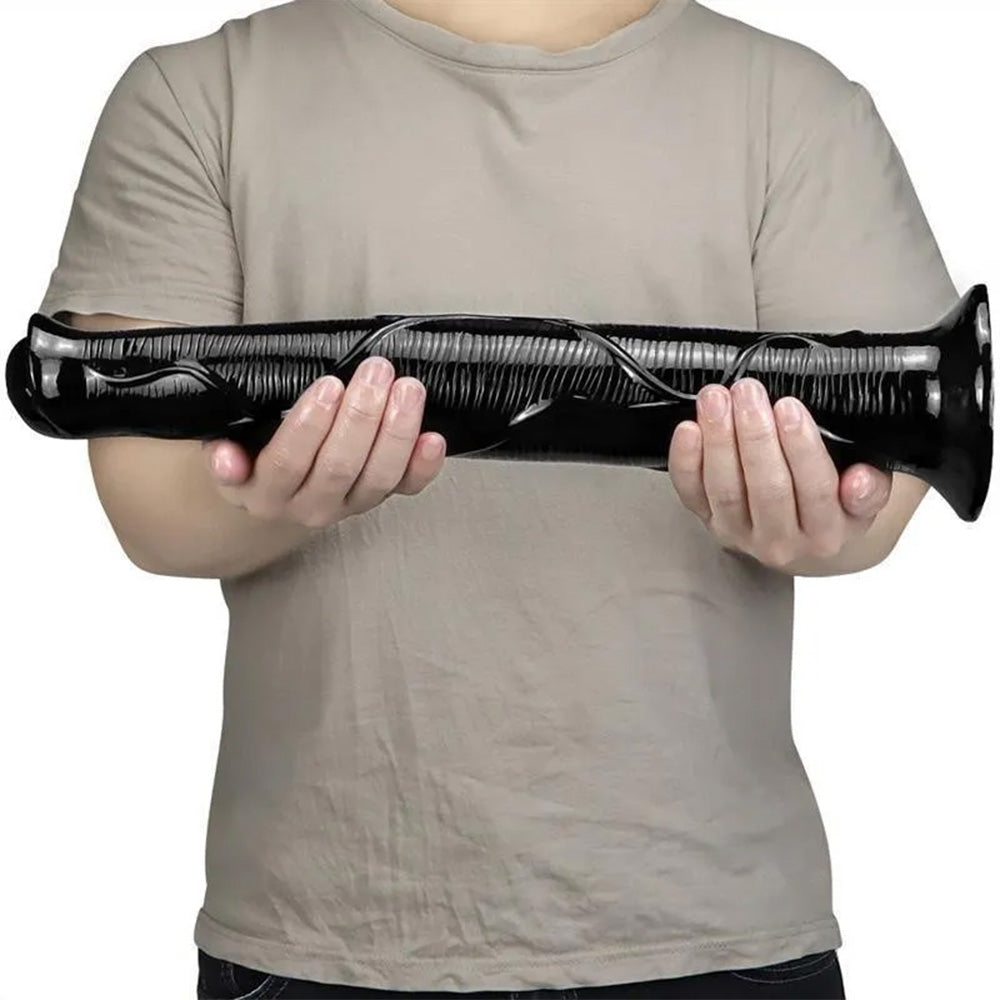 17 Inch Oversized Black Animal Horse PVC Dildo – product view 10