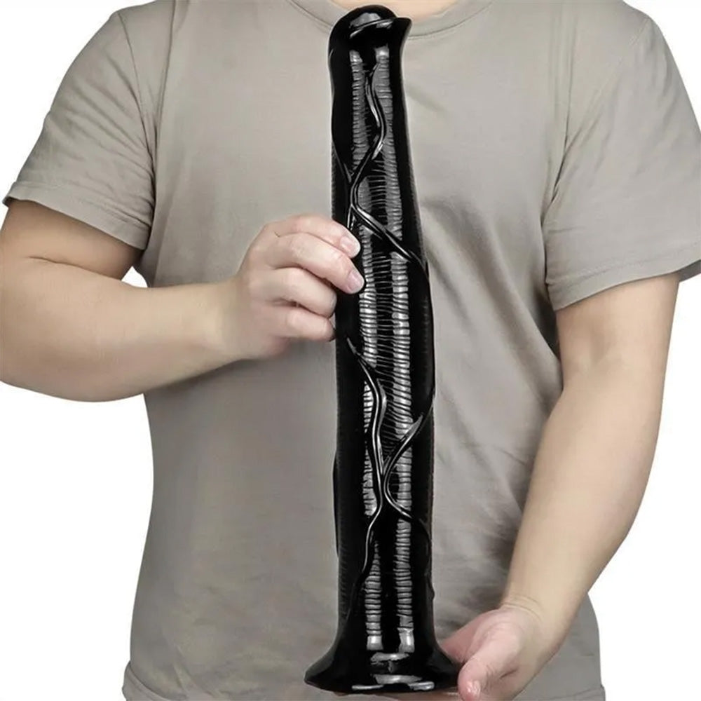 17 Inch Oversized Black Animal Horse PVC Dildo – product view 11