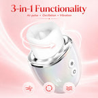 PearlShine 3-in-1 clitoral stimulator with air pulse, oscillation and vibration