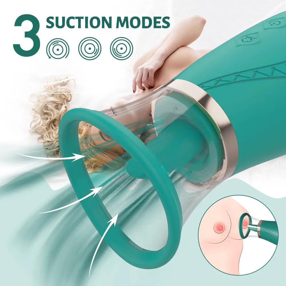 Honey Pistil vibrator with three suction modes