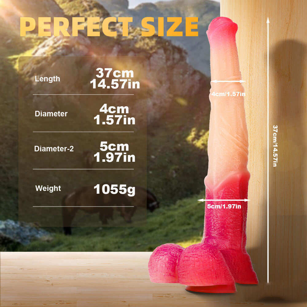 New Super Large Artificial Horse Dick Silicone Dildo – product view 6
