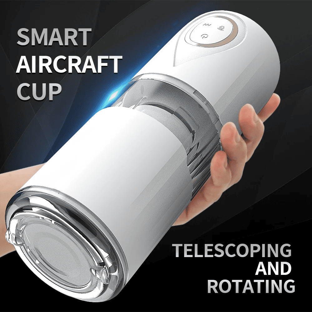 PulseSonic 10 Thrusting Rotation Hands-Free Electric Stroker Telescoping Stroker Cup – product view 3