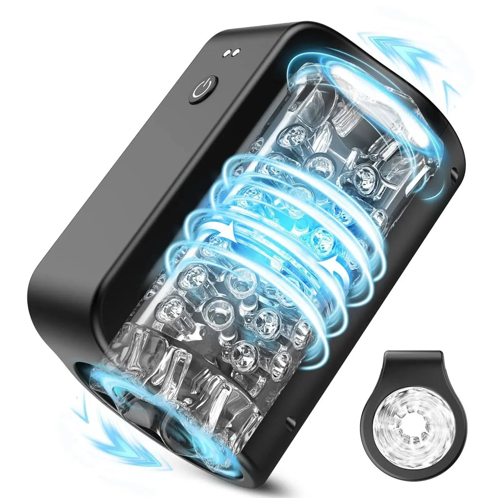 TurboPulseⅢ 7 Rotation Modes & Thrusting 2 in 1 Vibrating Male Stroker – product view 10